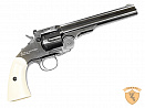 Пневматический револьвер ASG Schofield-6 steel grey